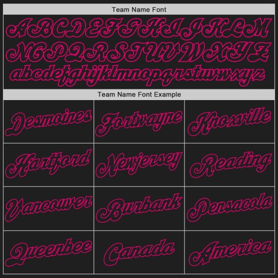 Rosa Authentic Baseball Custom Fashion Weiß-Schwarz Jersey Split