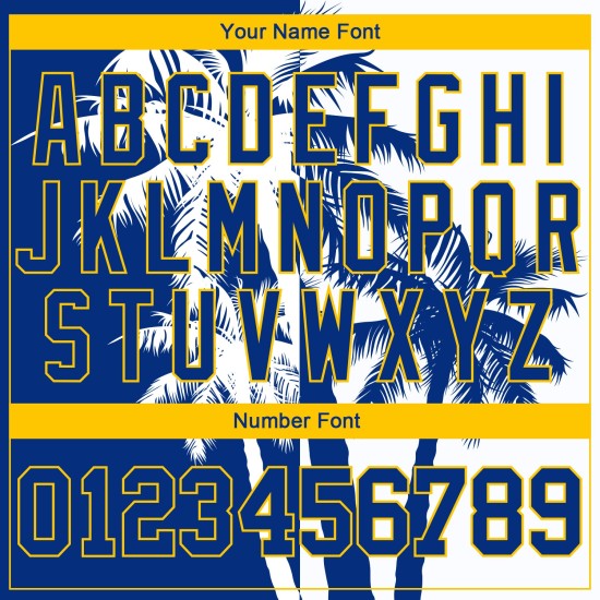 Kokosnuss-Muster 3D-Design Jersey Authentische benutzerdefinierte Hawaii Baseball Bäume