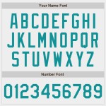 Teal Custom Weiß Authentic Jersey Baseball