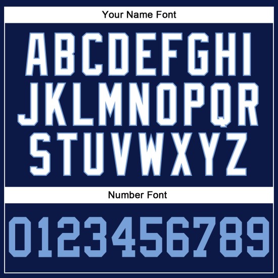 Custom Authentic Jersey Navy Weiß Baseball Nadelstreifen Blau-Weiß Hell