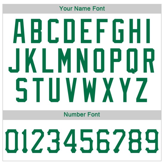 Baseball Custom Grün Throwback Rippstrick Kelly Authentic Shirt Jersey Weiß