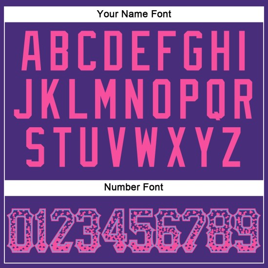 Custom Jersey Blau Baseball Fashion Lila Authentic Drift Pink-Light