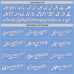 Baseball Split Light Authentic Blau-Royal Fashion Weiß Jersey Custom