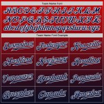 Baseball Rot Jersey Fashion Fade Navy-Weiß Custom Authentic