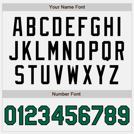 Baseball Jersey Kelly Weiß Schwarz Custom Grün Authentic Nadelstreifen