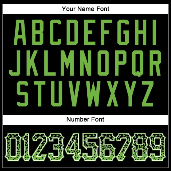 Grün-Weiß Drift Custom Baseball Jersey Schwarz Fashion Authentic Neon