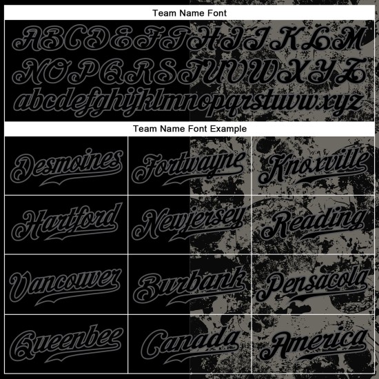 Grau Schwarz Stahl 3D Schädel Jersey Authentische Custom Baseball Mode