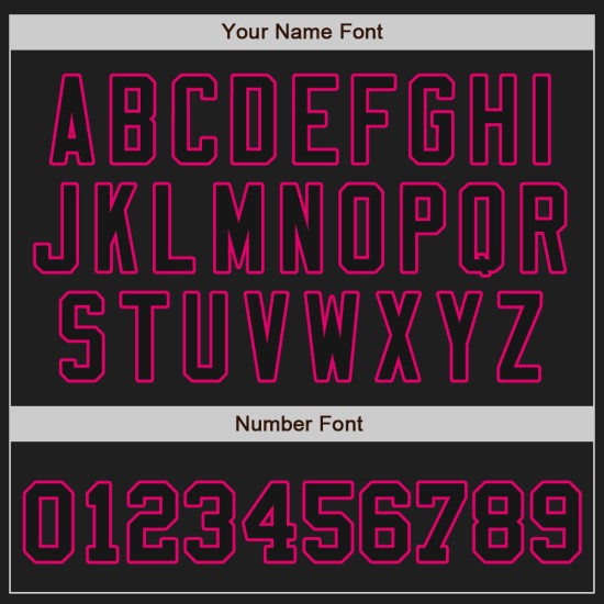 Rosa Authentic Baseball Custom Fashion Weiß-Schwarz Jersey Split