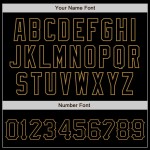 Baseball Schwarzes Trikot Gold Authentic Custom Schwarz-Old