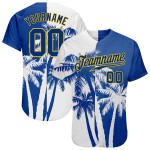 Kokosnuss-Muster 3D-Design Jersey Authentische benutzerdefinierte Hawaii Baseball Bäume