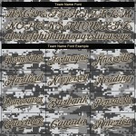 Jersey Steel Camo Authentic bis Grau-Creme Custom Baseball Salute Service