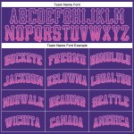 Custom Jersey Blau Baseball Fashion Lila Authentic Drift Pink-Light