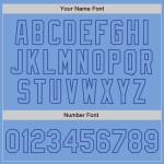 Baseball Split Light Authentic Blau-Royal Fashion Weiß Jersey Custom