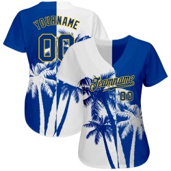 Kokosnuss-Muster 3D-Design Jersey Authentische benutzerdefinierte Hawaii Baseball Bäume